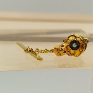 Vintage BPOE Benevolent Protective Order Of Elk Gold Tone Lapel Pin